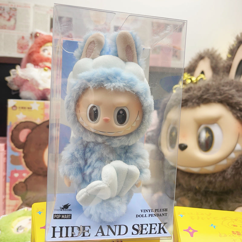 LABUBU HIDE AND SEEK IN SINGAPORE Merbubu plush doll pendant